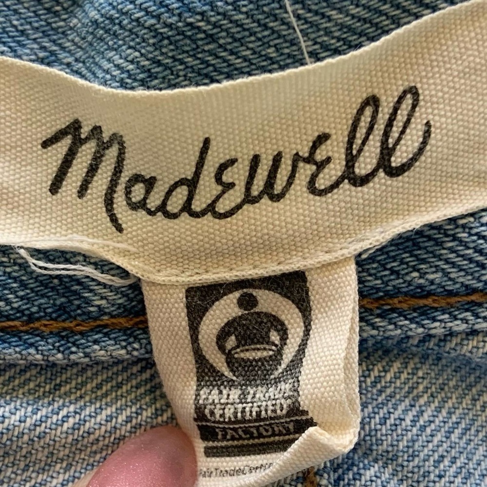 Madewell Rigid Denim A-Line Mini Skirt - Picture 4 of 6